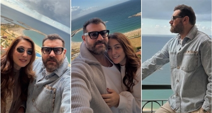 كندة علوش تحتفل بعيد ميلاد عمرو يوسف