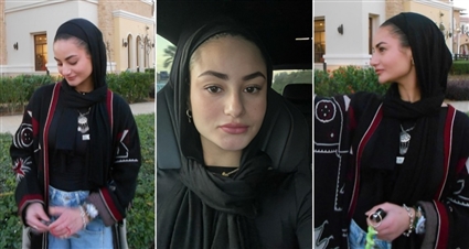 الفنانة الشابة ملك حسن ترتدى الحجاب وتحذف صورها القديمة