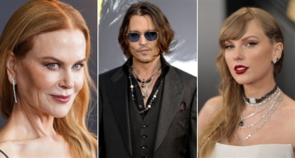 تايلور سويفت وجوني ديب ونيكول كيدمان