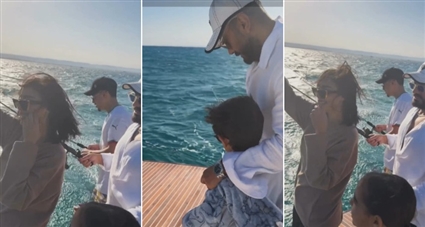 تامر حسني وبسمة بوسيل 