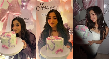 جيسيكا حسام الدين تحتفل بعيد ميلادها