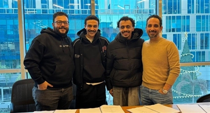 كزبرة وأحمد غزي والمنتج طارق الجنايني