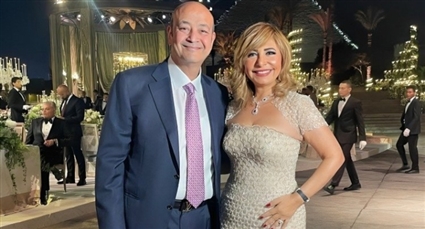 عمرو أديب ولميس الحديدي