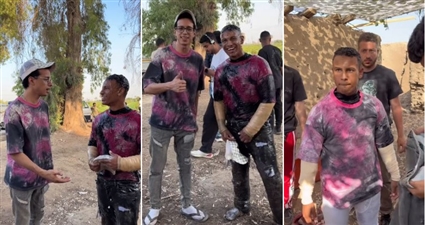 طه دسوقي وممثل مشاهد المخاطر رائد