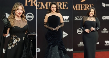 فساتين سوداء في حفل "رمضان بريميير"