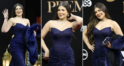 ملك قورة في حفل الشركة المتحدة للخدمات الإعلامية للكشف عن خريطة مسلسلات رمضان 2026