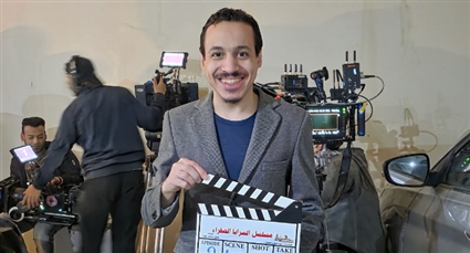 مينا بولس في كواليس مسلسل (السرايا الصفرا) لرمضان 2026