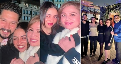 عيد ميلاد ابنة شقيقة إلهام شاهين