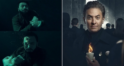 حمادة هلال وفتحي عبد الوهاب في مسلسل (المداح)