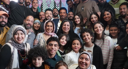 شهد اليوم تصوير المشاهد الأخيرة في العمل، وذلك في ستوديوهات العزبة بمنطقة شبرامنت