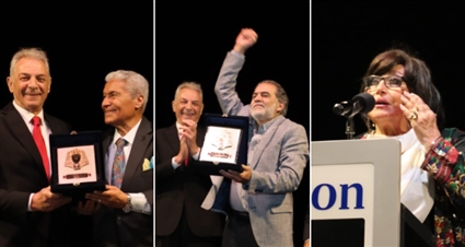 تكريم سهير المرشدي وسيف عبد الرحمن ومحسن محي الدين