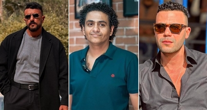 محمد صلاح العزب ومحمد إمام وأحمد العوضي