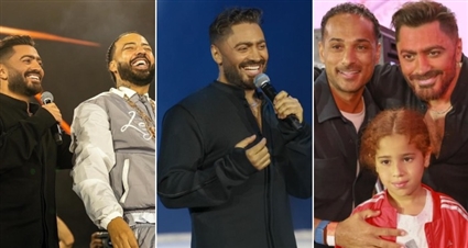 حفل تامر حسني في العين السخنة