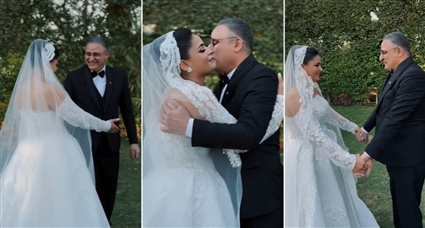 أشرف طلبة وابنته