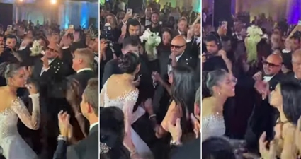 محمود العسيلي في حفل الزفاف