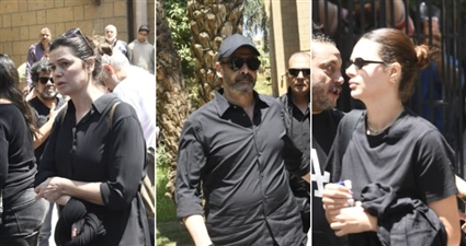 جنازة والد منة شلبي