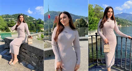 هلا السعيد في بحيرة كومو