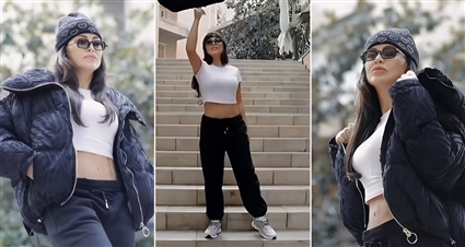 الفنانة جومانا مراد في لقطات من كواليس أحدث جلسة تصوير