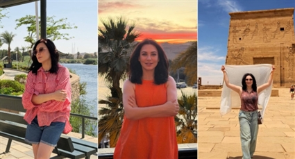 رحلة سلاف فواخرجي في أسوان