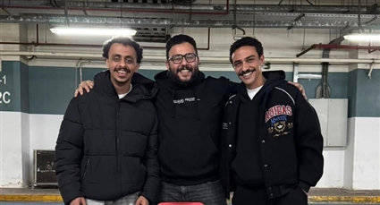 إياد صالح يتوسط كزبرة وأحمد غزي