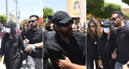 جنازة والدة أحمد حلمي