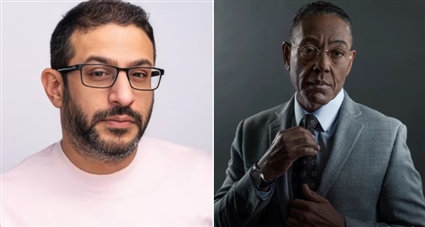 جيانكارلو إسبوزيتو والمنتج البريطاني سايروس باتيل