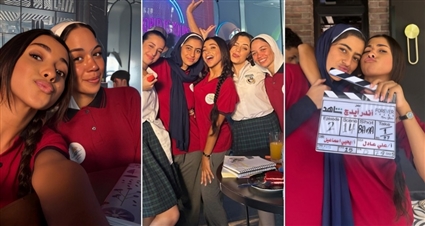 جيسيكا حسام الدين في كواليس مسلسل mbcshahid