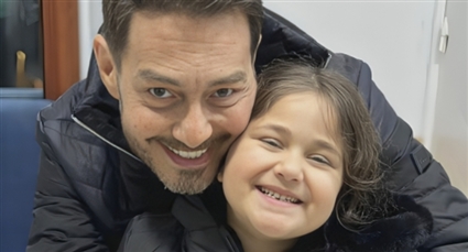 أحمد زاهر وابنته نور