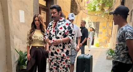 مي سليم ومحمد ثروت في كواليس عيلة تعمل عمايل