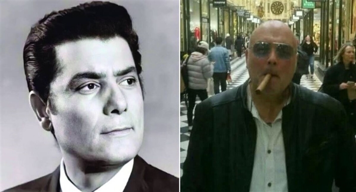 شكري سرحان وابنه يحيى