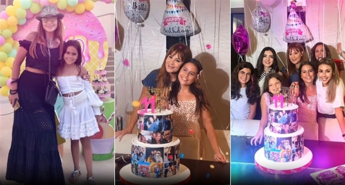 كارول سماحة تحتفل بعيد ميلاد ابنتها تالا