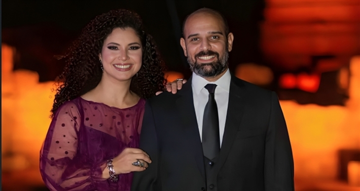 نسمة محجوب وزوجها شادي الحلواني