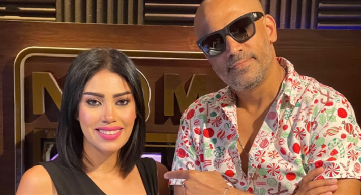 محمد يحيى مع أميرة نور

