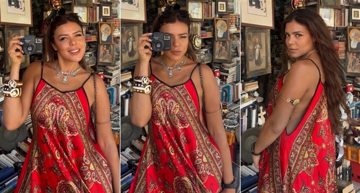 «في اليونان، في كل زاوية ذكرى».. رسالة ناهد لجمهورها.

