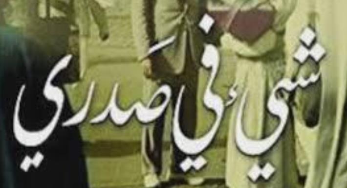ملصق رواية شيء في صدري