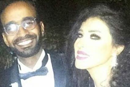 محمود الليثي‎ وعروسه.