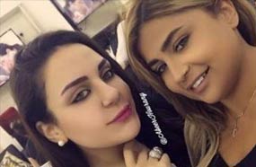 ابنة هيفاء وهبي مع خبيرة التجميل عبير حوراني