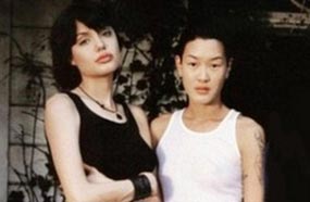 أنجلينا جولي وجيني شيميزو