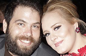 أديل مع حبيبها سايمون كونيكي