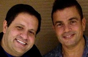 عمرو دياب مع إدوارد في دبي 