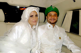 أحمد ورولا ليلة الزفاف