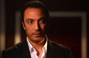 طارق لطفي في لقطة من المسلسل