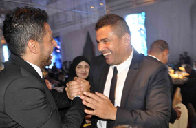 حماقي مع دياب في حفل زفاف أشرف وفاطمة