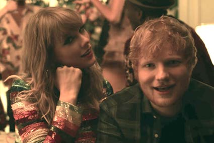 تايلور سويفت وإد شيران