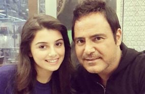 عاصي الحلاني مع ابنه ماريتا