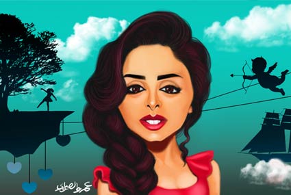 رسمة تخيلية لغلاف ألبوم &quot;أحلام بريئة&quot; l بريشة: عمرو الصاوي