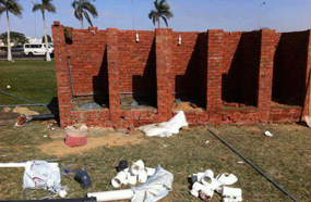 حمامات أنشأها المعتصمون