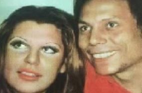 عادل إمام مع زوجته هالة الشلقاني في بداية زواجهما