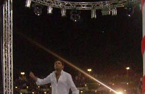 رامي صبري في حفل مئوية النادي الأهلي