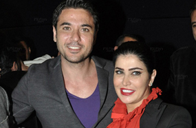 جومانا وعز في العرض الخاص بالفيلم